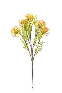 Artichoke spray yellow 47cm