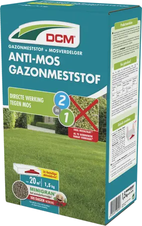 DCM Anti-mos Gazonmeststof 1,5 kg