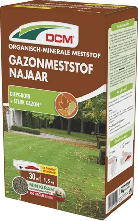 DCM Gazonmeststof Najaar 1,5 kg