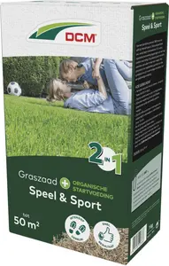 DCM Graszaad 2-in-1 Speel & Sport 50 m² (1 kg)