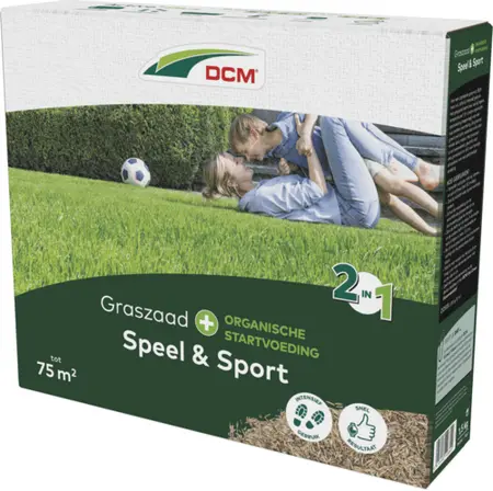 DCM Graszaad 2-in-1 Speel & Sport 75 m² (1,5 kg)