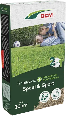 DCM Graszaad 2-in-1 Speel & Sport 30 m² (0,6 kg)