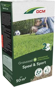 DCM Graszaad 2-in-1 Speel & Sport 50 m² (1 kg)