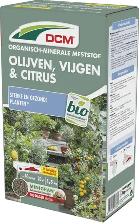 DCM Meststof Olijven, Vijgen & Citrus 1,5 kg