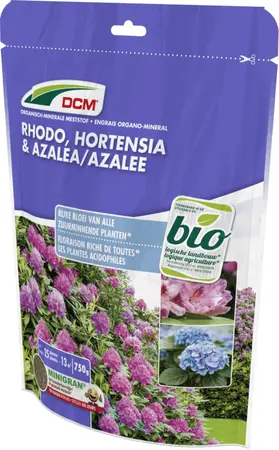 DCM Meststof Rhodo, Hortensia & Azalea 0,75 kg