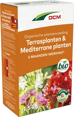 DCM Plantenvoeding Terrasplanten & Mediterrane Planten 1,5 kg