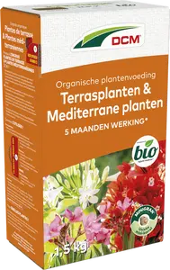 DCM Plantenvoeding Terrasplanten & Mediterrane Planten 1,5 kg
