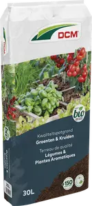 DCM DCM potgrond Groenten & Kruiden 30 L