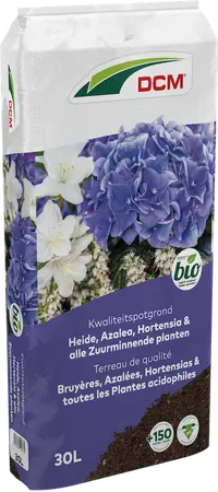 DCM DCM potgrond Heide, Azalea, Hortensia & alle Zuurminnende planten 30 L