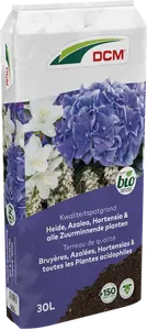 DCM DCM potgrond Heide, Azalea, Hortensia & alle Zuurminnende planten 30 L