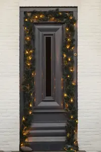 Glendon guirlande led werkt op batterijen groen - afbeelding 1