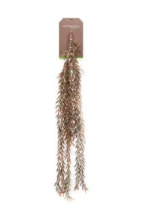 Mini leaf hanging bush brown 120cm