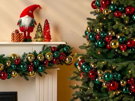 Slinger rood petrol goud